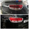 Chrome Rear Tail Head Lights Lamps Eyebrow Strip Decoration Cover Trim For KIA Sorento 2016 - Accessories Exterior Refit Kit