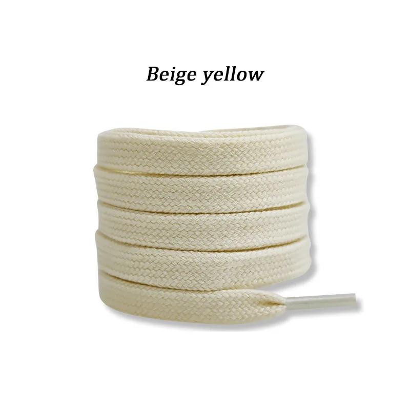 Новые плоские хлопковые шнурки для кроссовок AF1 AJ1 Шнурки для высоких парусиновых повседневных ботинок Без эластичности Шнурки Мужские Женские