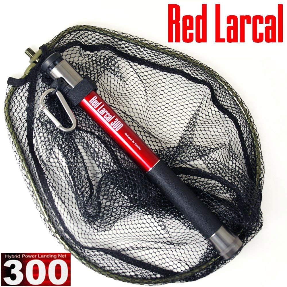 Набор сачков для посадочного вала, красный, Larcal 300, сачок для посадочного вала S, черный и + (Овальная рамка) (190141-бк)