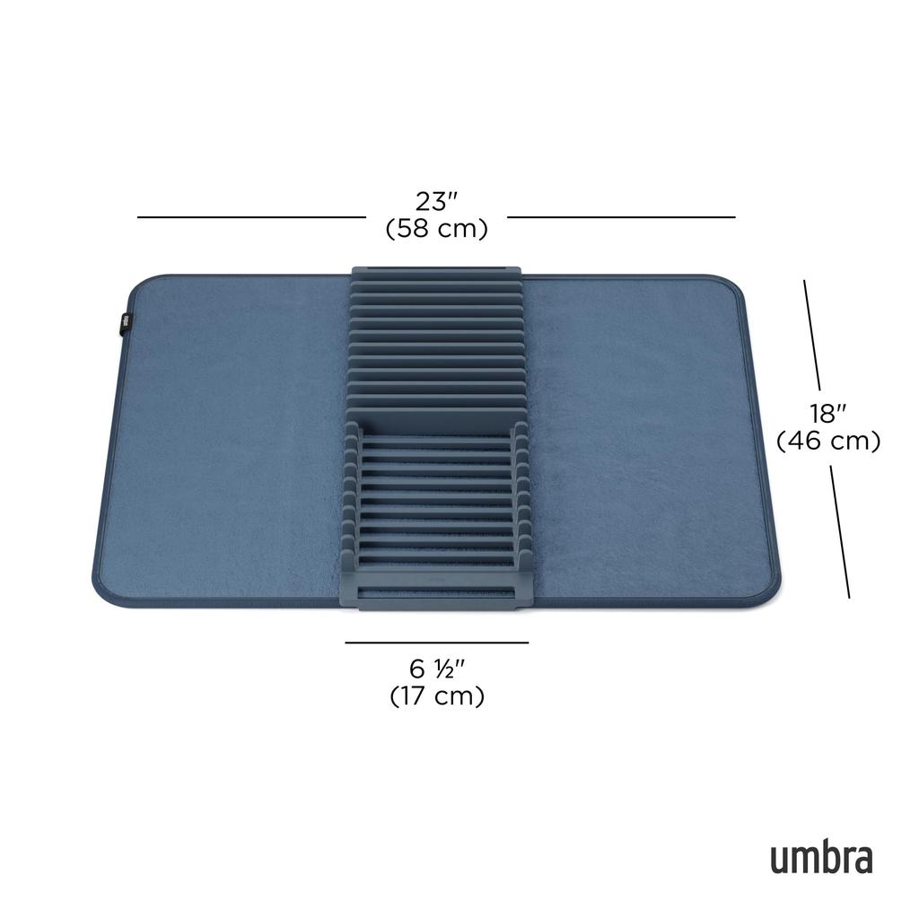 Official Umbra UDry Drying Slate Blue Mat,