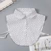 1pc Sexy Lace Fake Collar Shirt Shawl Flower Crochet Neckline Collars Women Detachable Collar Half Shirt Faux Collar Lace Fabric