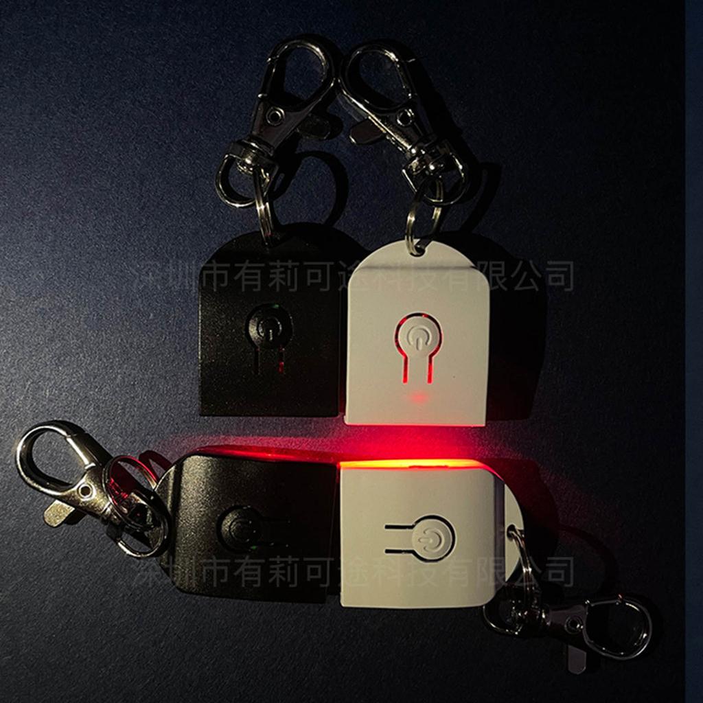 Luminous Hanging Ornaments Light Up Window Ornaments DIY Acrylic Keychain Pendant Charm for Home Christmas Tree Decor