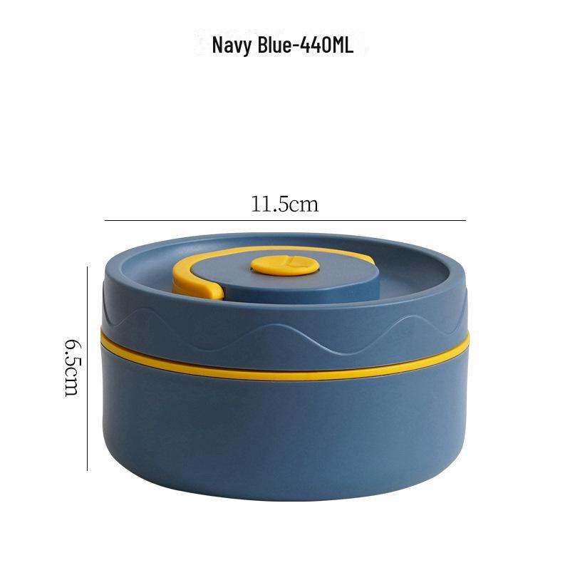 Многослойный изолированный ланч-бокс из нержавеющей стали 304 для офиса и студентов