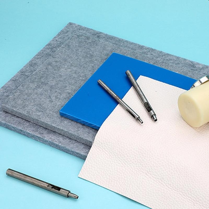 Hole Punch Mat Leather Punching Mat Hole Punching Chisel Mat Sound Insulation Mat for Leather Working