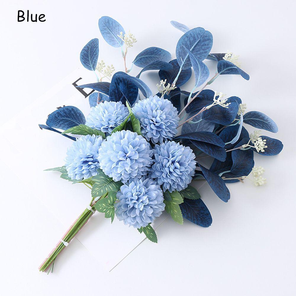 Wedding Nordic Bouquet Hydrangea Artificial Flowers Silk Flower Fake Flowers Chrysanthemum Ball