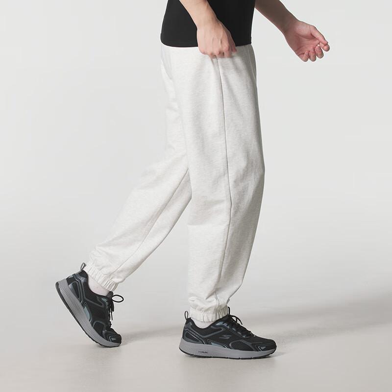 Skechers Модная серия Логотип Буква Дышащие Свободные Манжеты Вязаные Спортивные Штаны Унисекс Штаны L325U010-0248