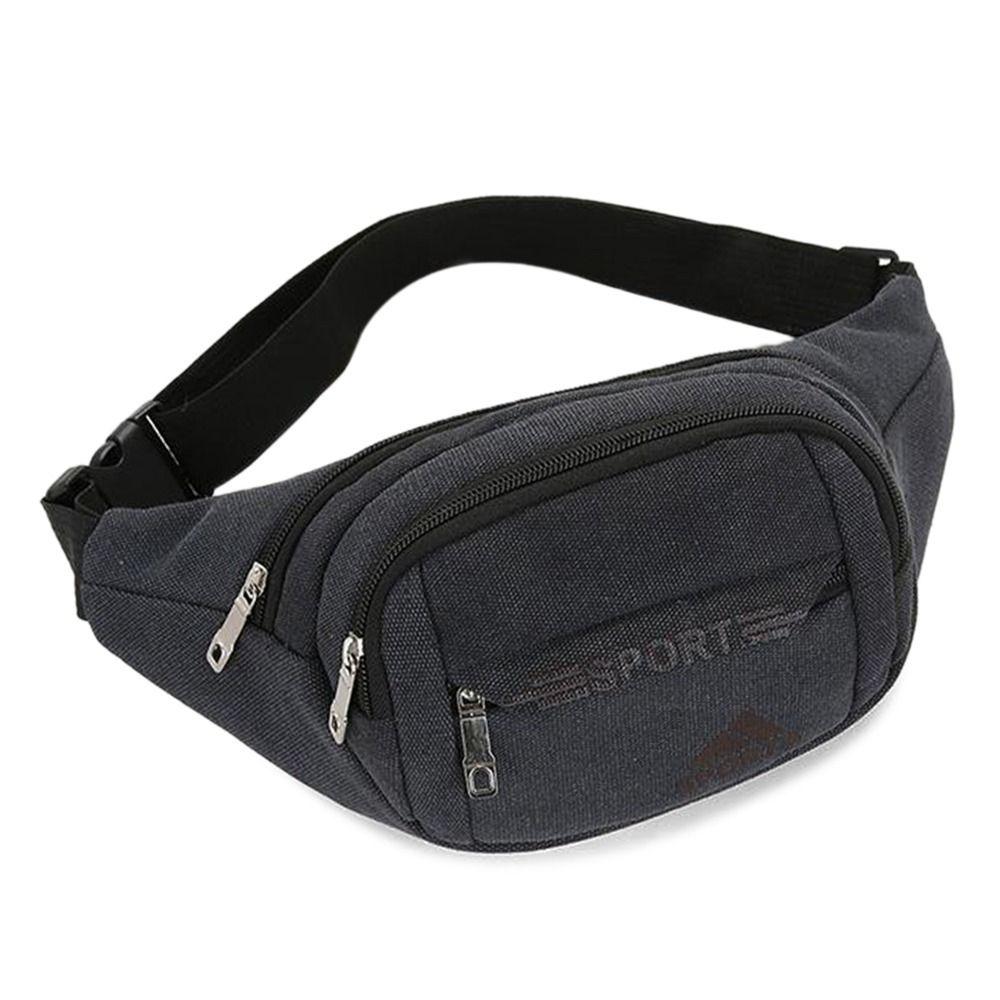 Сумки для бега Мужские сумки через плечо Холщовая поясная сумка Товары для путешествий на открытом воздухе