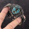 Тибетский бирюзовый браслет-манжета, браслет из медной проволоки, регулируемый браслет-манжета, браслет ручной работы, браслет с драгоценными камнями, медные украшения, подарок на годовщину