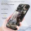 Крутой дизайн логотипа Monster Hunter ins Чехол для телефона Для iPhone 16 15 14 13 12 11 Plus Pro Max Ограниченный Черный жесткий чехол Овчина
