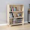 VidaXL Bookcase HAMAR Honey Brown 85x35x112 Cm Solid Pine Wood 340484