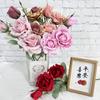 No Iptheme Faux Rose Decorative Wall Piece For Wedding Photography Home Styling