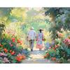 Frame Garden Lover Diy Painting By Numbers For Starter Kit Landscape Acrylic Paint On Canvas For Home Wall Decors 40x50cm