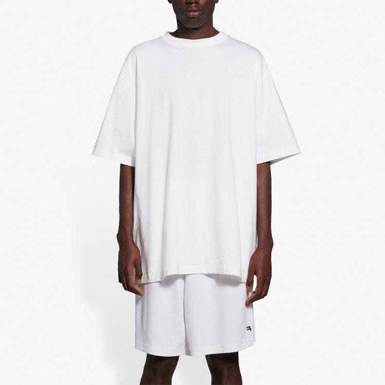 Balenciaga Футболка мужская Regular Fit Белая 651795TKV769140