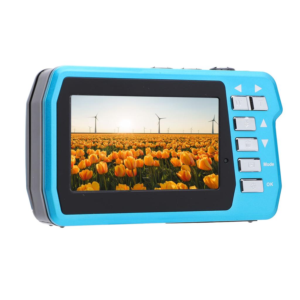 4K Подводная камера 11 футов Водонепроницаемая 56 МП Автофокус Двойной экран Селфи Подводная камера для Сн