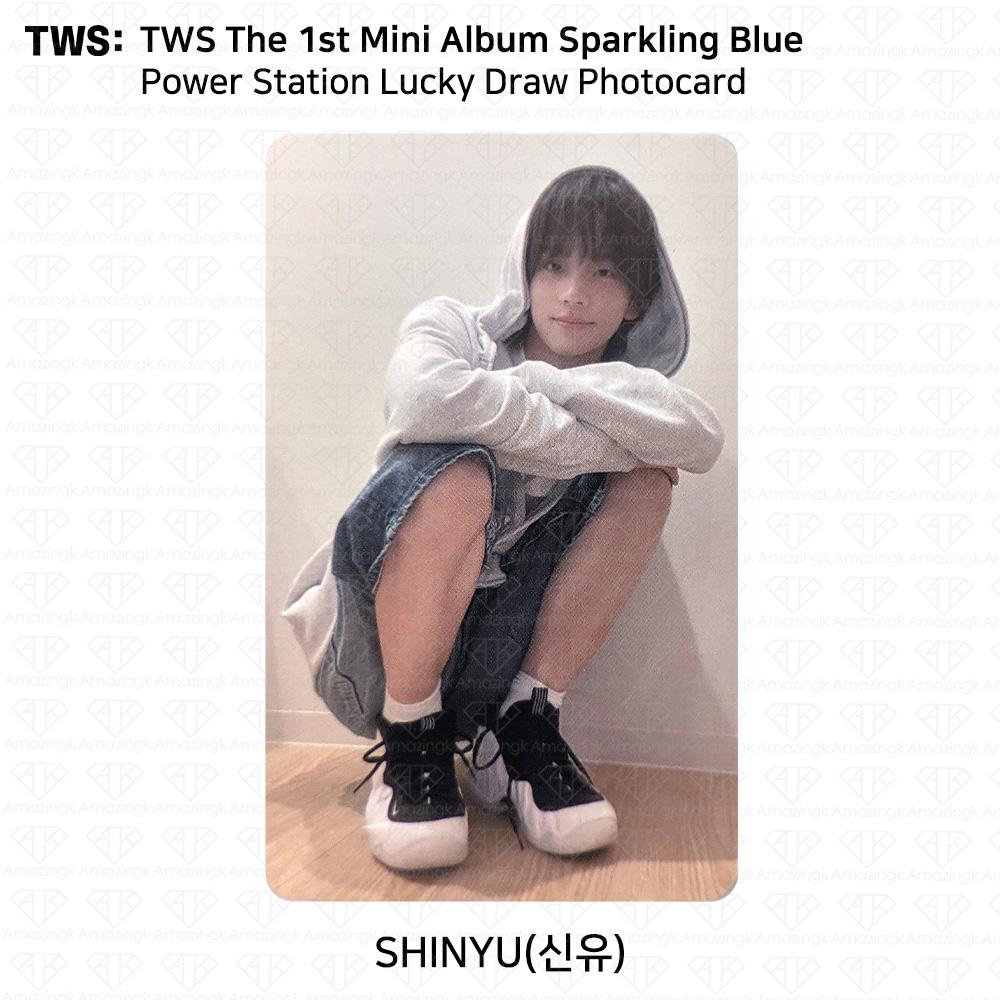 TWS Первый мини-альбом «Сверкающая синяя электростанция» Luckydraw, фотокарточка KPOP