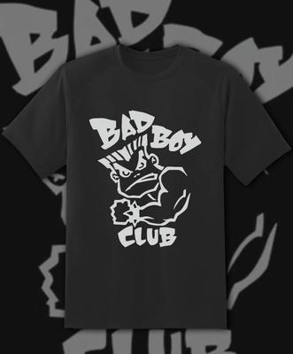 Bad Boy Club Ретро Основной Логотип Ретро Видеоигра Футболка Быстрая Доставка!