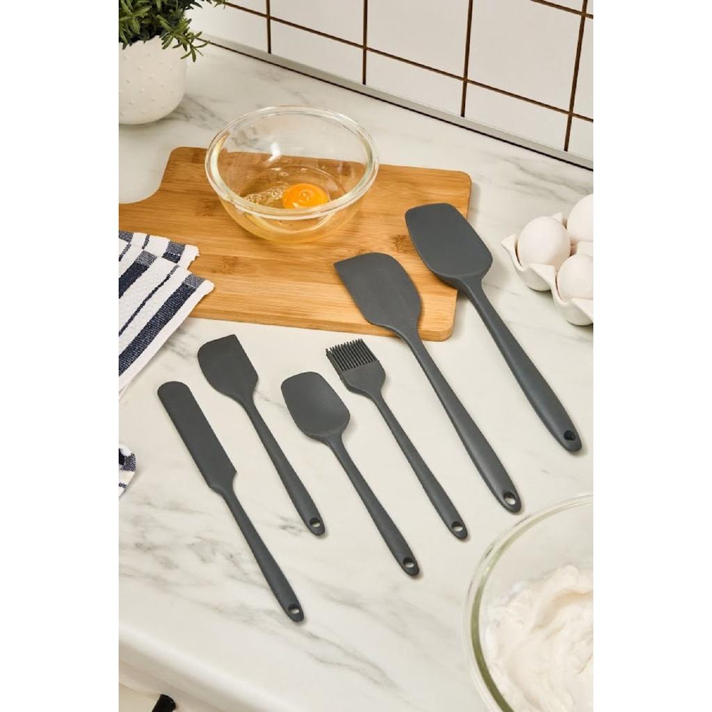 Lively 6 Piece Silicone Serving Set Colorful