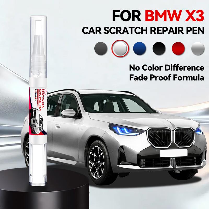 For BMW X3 NA Paint Repair Pen Touch Up Scratch Remover DIY Auto Accessories Black White Yellow Green Pink Blue