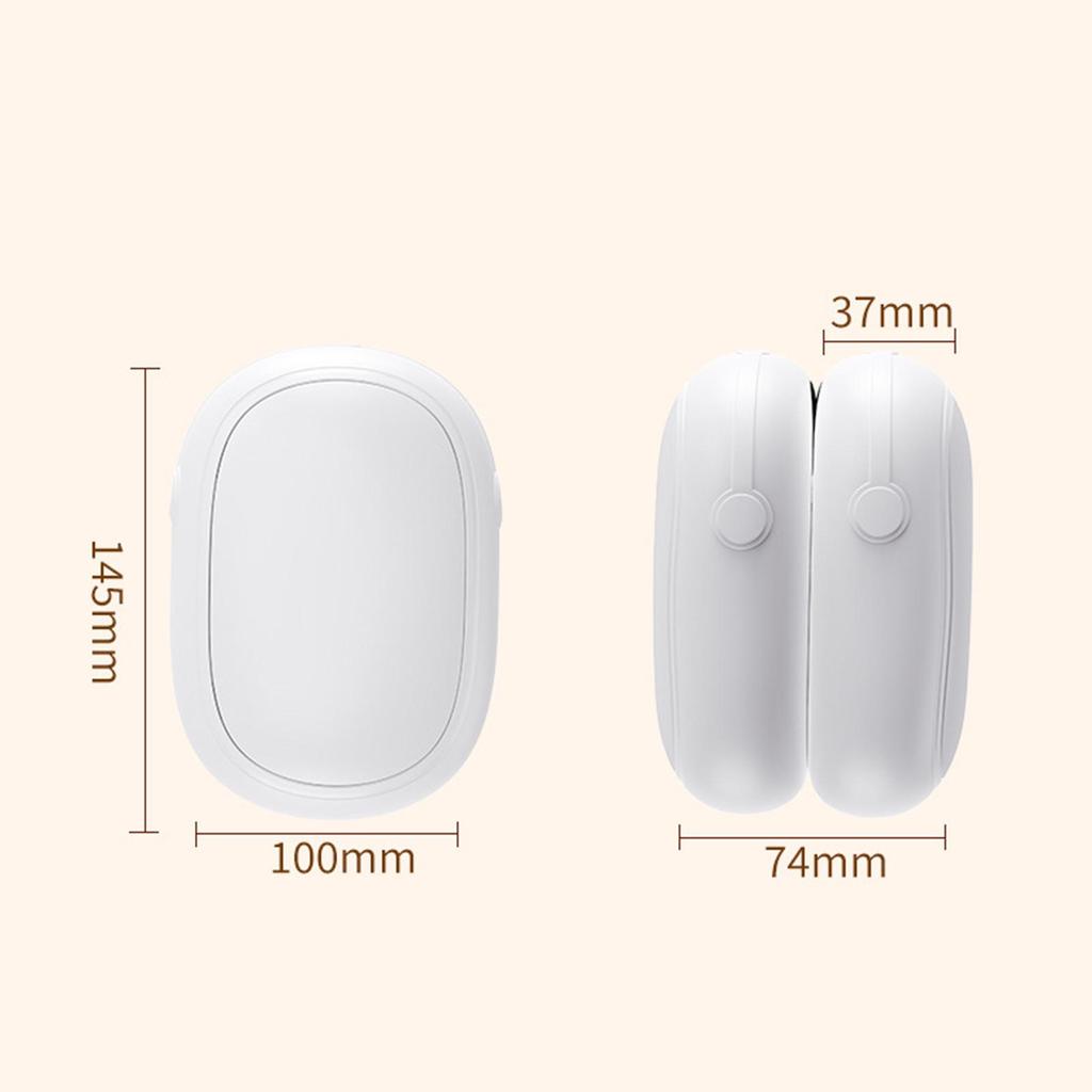 Magnetic split-type hand warmer, mini digital display, USB charging