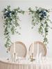 2PCS Artificial Floral Greenery Arrangements Wedding Arch Flowers with Hanging Vines Garland for Welcome Signs Wall Window Home Decor