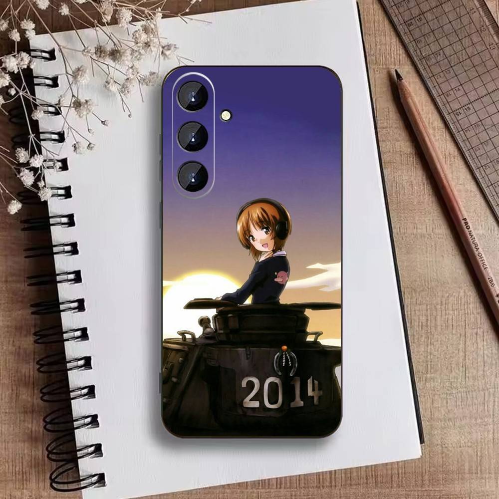 G-GIRLS U-Und P-PANZER Чехол для телефона Samsung Galaxy A73,21,22,32,71,53,52,51,80,5G Мягкий черный чехол