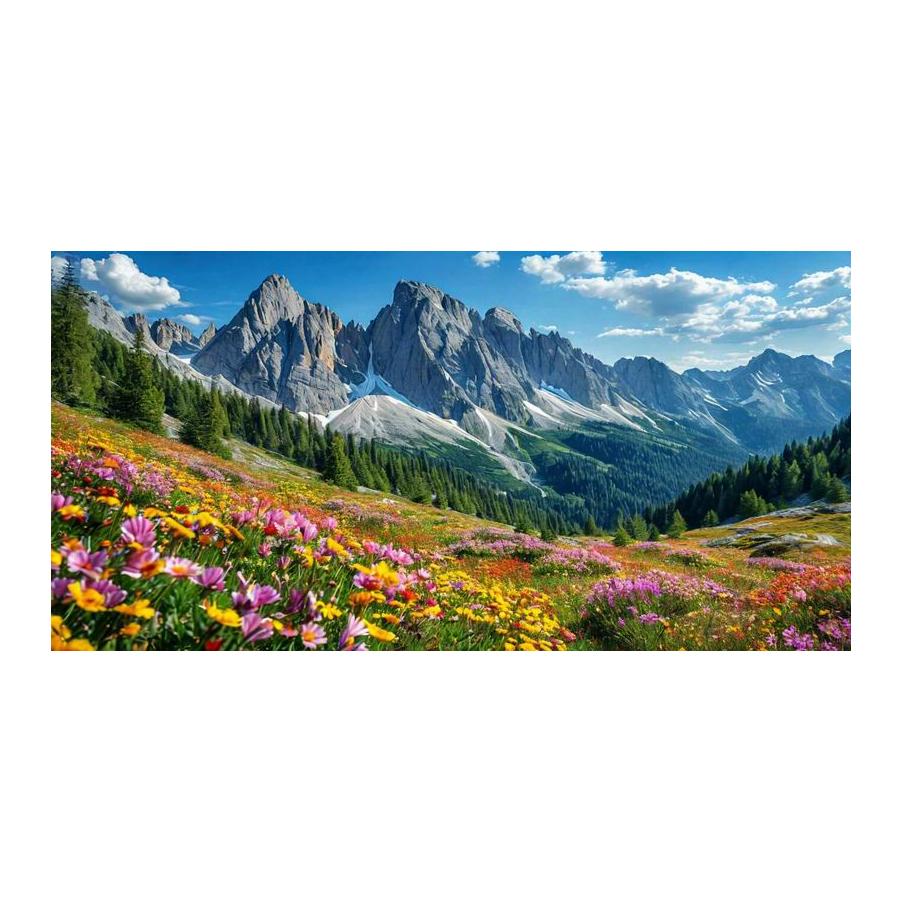 Diamond Mosaic Natural Mountain Scenery Large Size Diy Diamond Painting Full Drill Landscape Jewelry Cross Stitch Kits Wall Decor