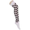 Women's Cosplay Dance Party Costume Props Red Queen Diamond and Red Hearts Tights Stockings HCPS-047