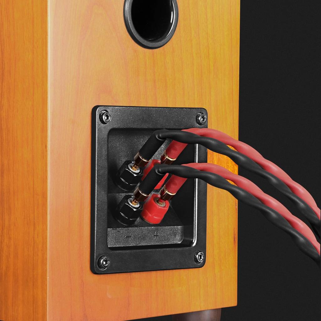 Акустический кабель Бананы 4 Банана 1 Пара Комплект 12 Бананов k4B-2B Bi-Wire (2 - Вилки), (Всего вилок), к4Б-2Б (2,5м (2,5м))