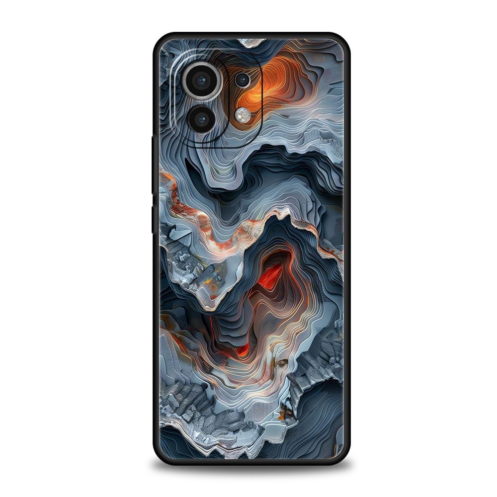 Folds Texture Phone Case Cover for Xiaomi Mi 17 15 14 13 12 11 Ultra 15T 14T 13T 12T 11T Pro Lite 5G Soft TPU Shell Fundas Capas
