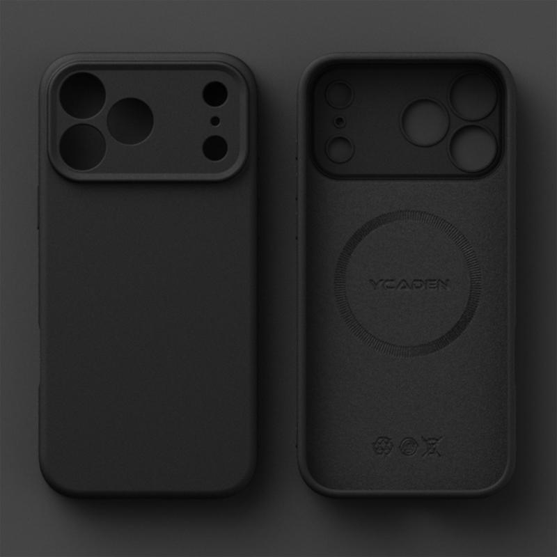Магнитный чехол из жидкого силикона для iPhone 17 16 15 14 13 12 Pro Max Plus 17 Air Для Magsafe Беспроводная зарядка Защитная крышка