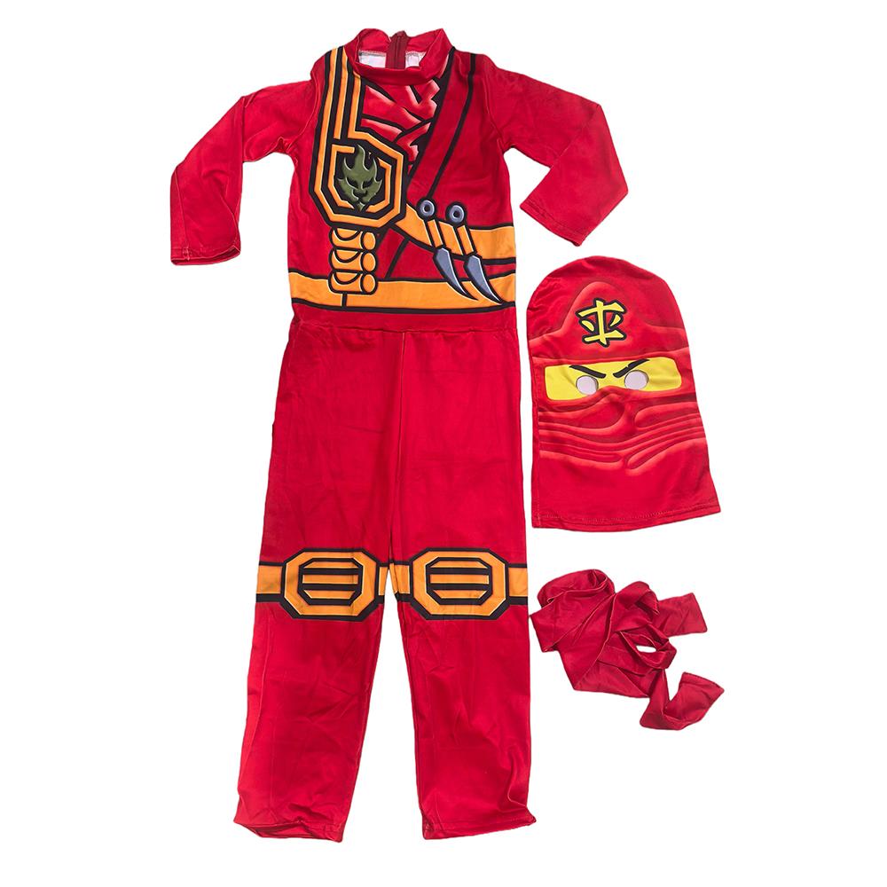 Phantom Cosplay Costume Jumpsuit Bodysuit Mask Suit Carnival Party Dress Up Knight Costume Kids Boy Girls