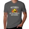 Retired Not My Problem Anymore Shirt 2019 Retireunisext Gift Tshirt Modern Print Casual Tshirt