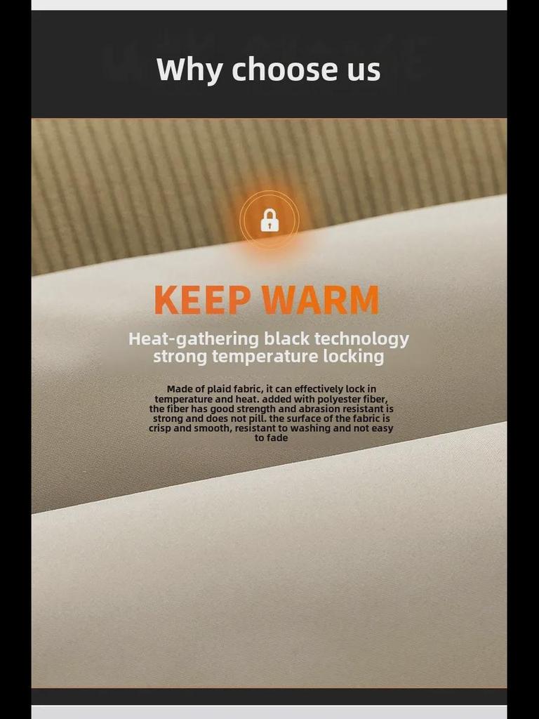 Men's Autumn/Winter Thick Down Cotton Vest: Stylish, Cozy Couple's Jacket.