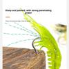 10pcs Sea Fishing Shrimp Fake Bait Soft Hook Worm Silicone New style Prawn Lure