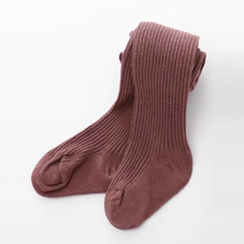 Детские колготки зима-осень однотонные мягкие хлопковые толстые теплые колготки для маленьких девочек плотные колготки для новорожденных мальчиков и девочек одежда