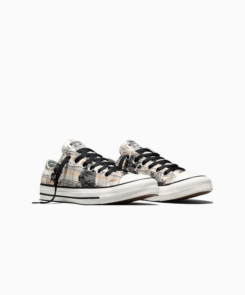Converse Chuck Taylor All Star Distressed Plaid Lace Pave Mint A22403C