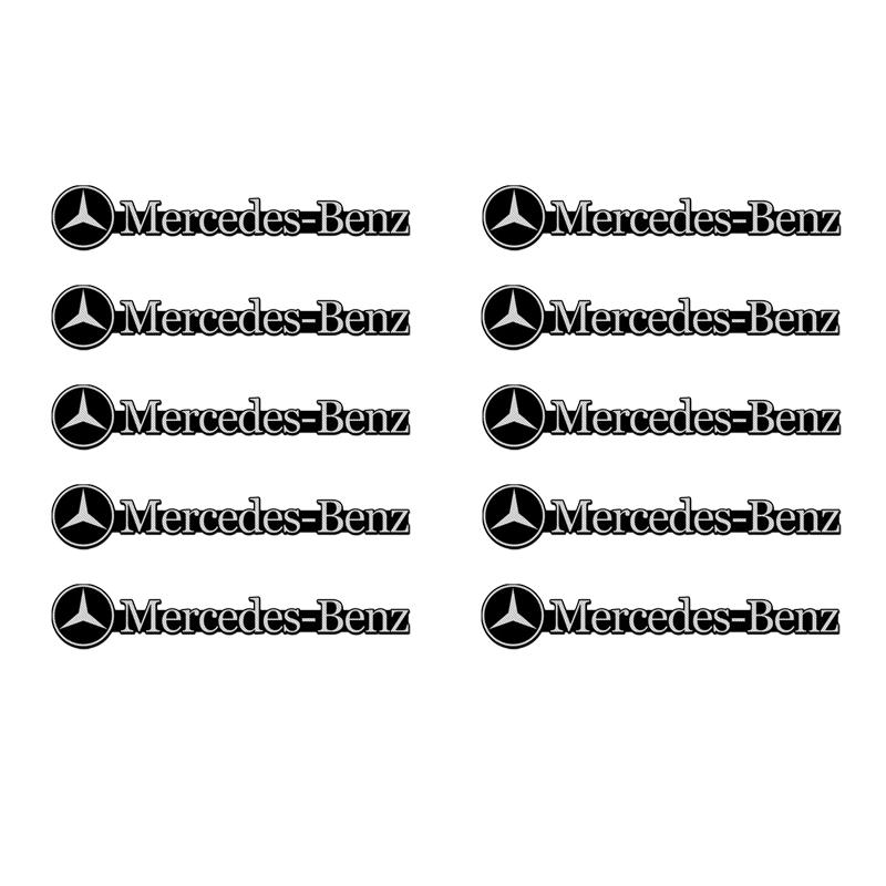 Car Styling 3D Aluminum Speaker Audio Stickers Badge Emblem Decal For Mercedes Benz AMG W124 W202 W203 W204 W210 W211