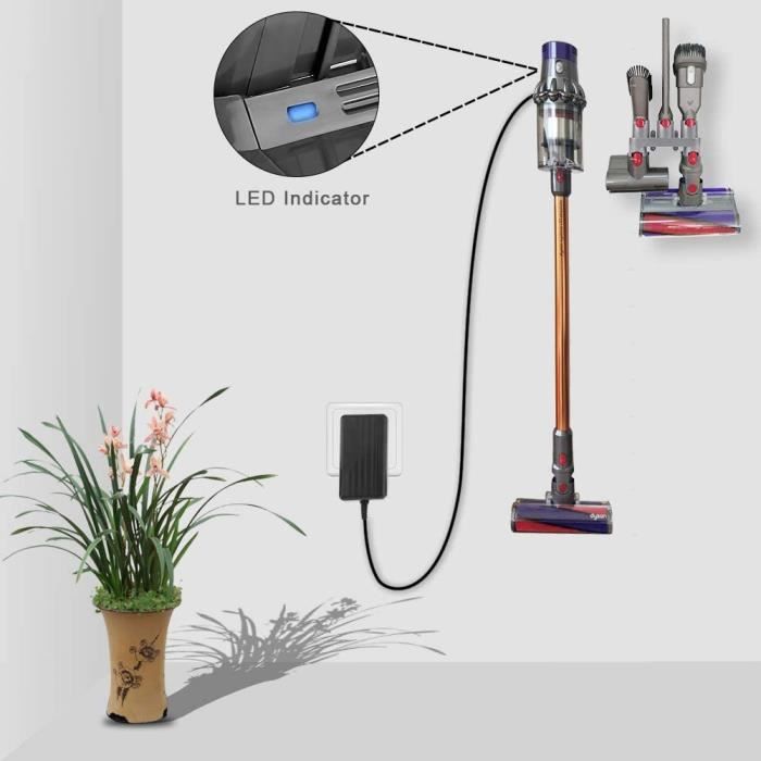 Chargeur pour Aspirateur Dyson - Dyson - V8 V7 V6 - 26V - Noir - Adaptateur Secteur