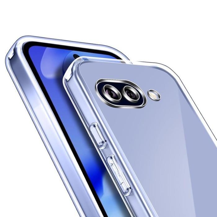 Coque pour Google Pixel 9a - Silicone Gel TPU Transparent Protection Souple Ultra Mince Phonillico®