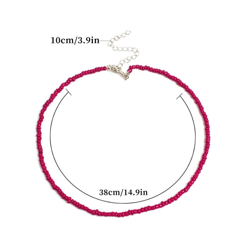 Богемные радужные бусины ручной работы, колье-колье, ожерелье ярких цветов, женские ювелирные изделия