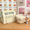 Ceramic Cup, Mug With Lid, High-Value Girls' Water Cup, Household Birthday Gift, Souvenir, Couple Coffee Cup
