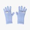 Mellotory 100% Cashmere Lip Line Gloves (sky Blue)