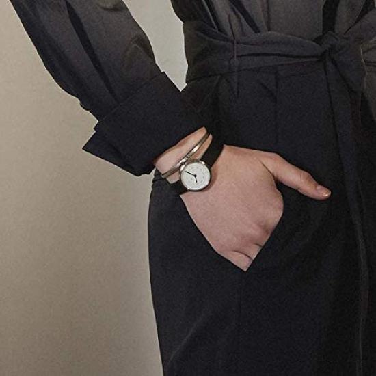 Maven Watches 28 мм Серия Artisan Минималистичные Модные Популярные Популярный Подарок для Простой Роскоши Часы ЧЕРНЫЕ [Официальный Магазин] Часы, Часы, Милые, Женские,