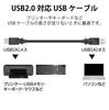 Elecom USB Extension Cable Female Type Black USB2.0 A-A 1.5m U2C-E15BK