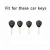 ABS Карбоновый чехол для ключа для Toyota Corolla Camry Avensis Reiz Rav4 Crown Avalon Venza Matrix Yaris 2/3/4 Кнопочный пульт ДУ Чехол для автомобильного ключа