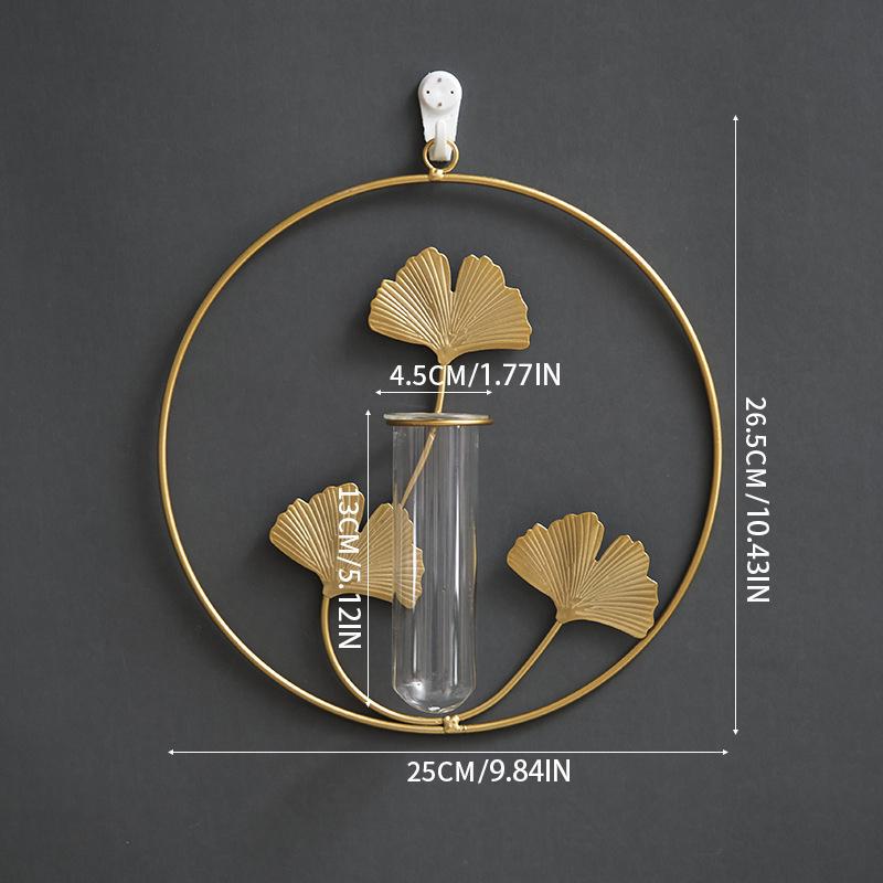 Художественный фон Ремесла Стена Сухие цветы Украшения Железные настенные вазы