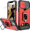 Чехол Для Для Iphone 16 1 14 13 12 11 Pro Max Plus 8 7 Plus XR X SE Слотом Для Карты Военный Кошелек Слайдер Камера Защитный Чехол