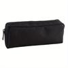Пенал черный канцелярский чехол для карандашей Trousse Pencil Pouch Supplies Solid Color Pencilcase