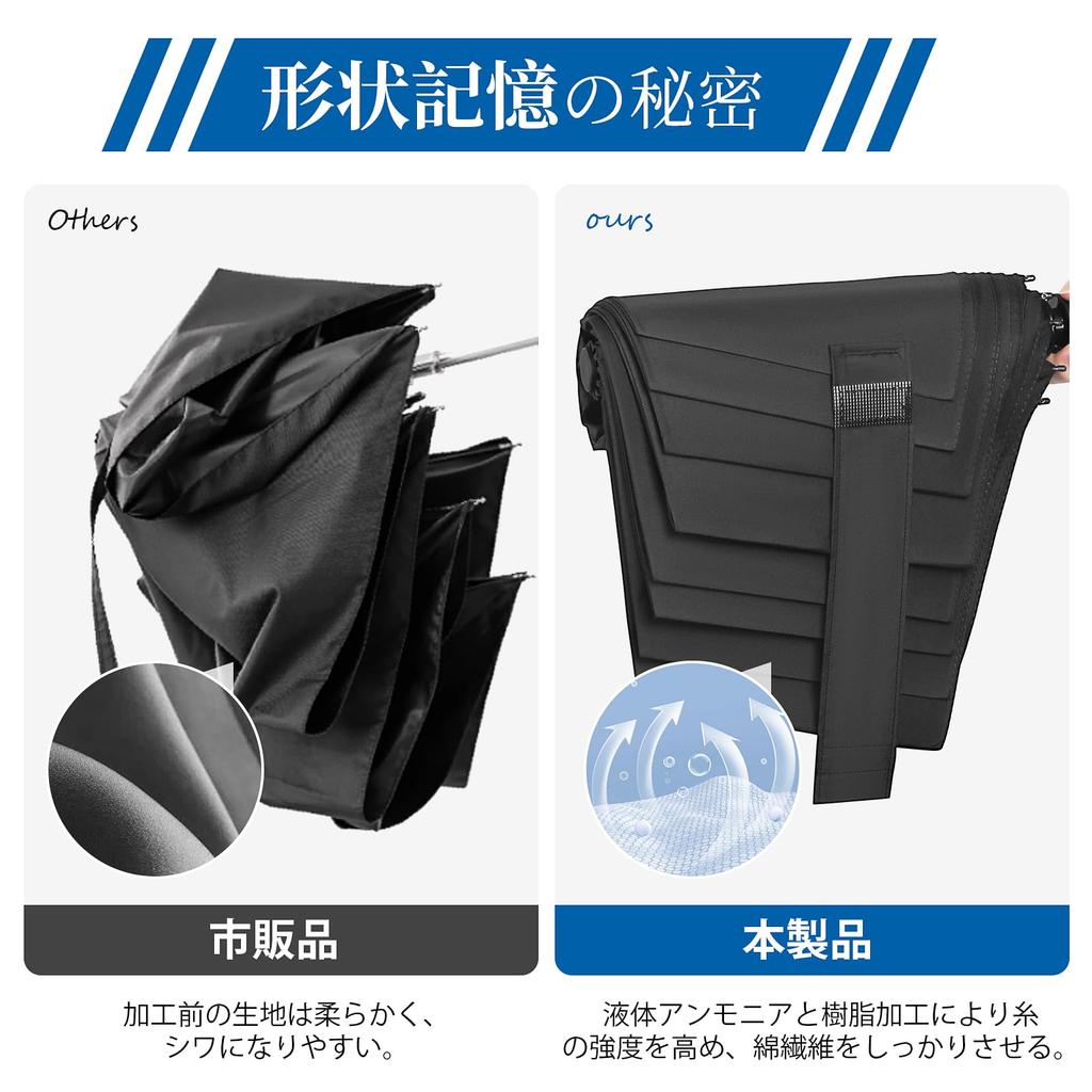 LittleSo Зонт с памятью, который складывается в один складной зонт с памятью, автоматический от дождя или 8 больших складных зонтов 104 см для и работы, супер прочный 59 см