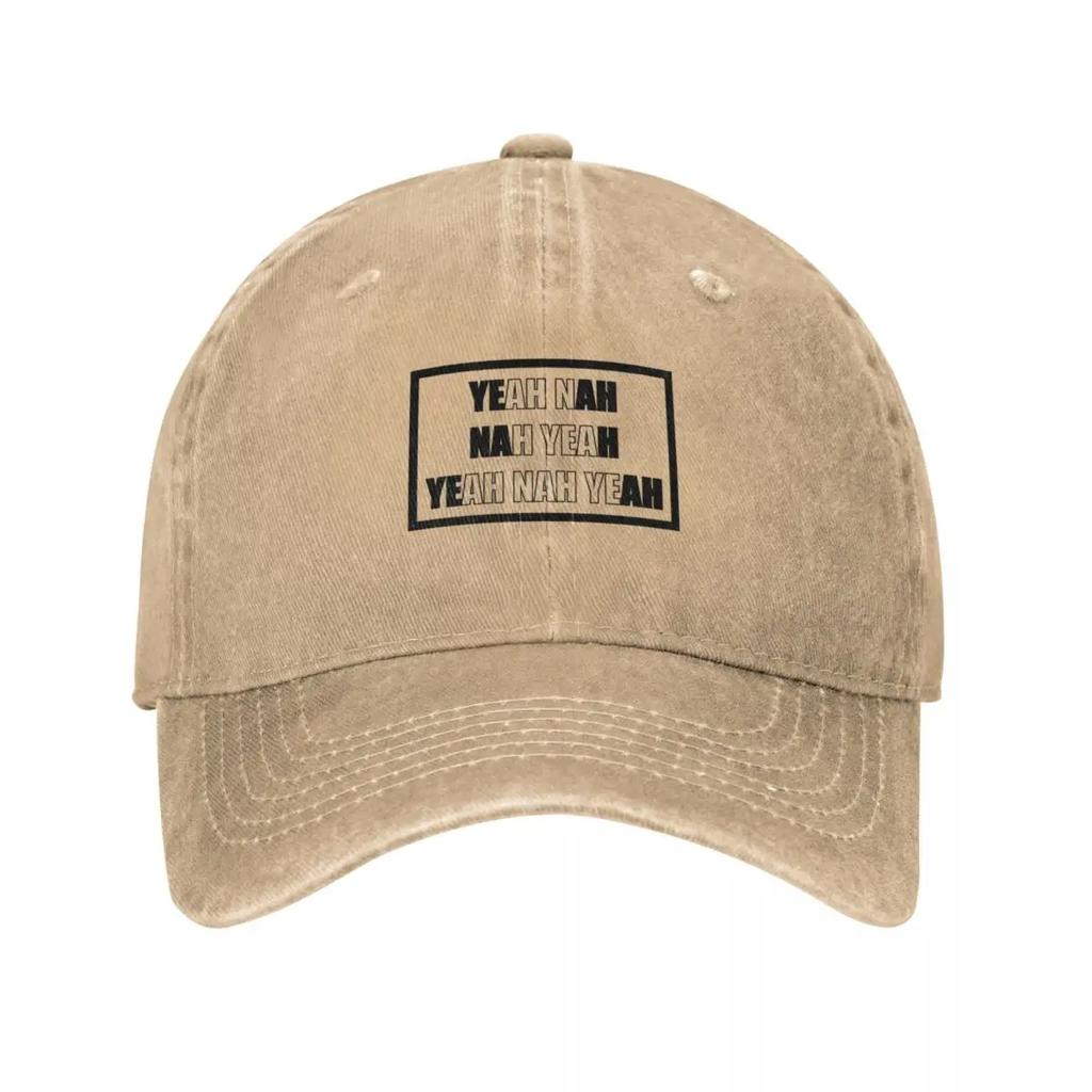 Aussie Yeah Nah Baseball Cap Sun Cap Hip Hop Wild Ball Hat Anime Hat Women Caps Unisexs